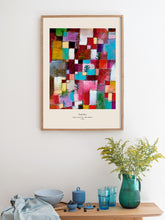 Klee Redgreen and Violet-Yellow Rhythms - Art Print